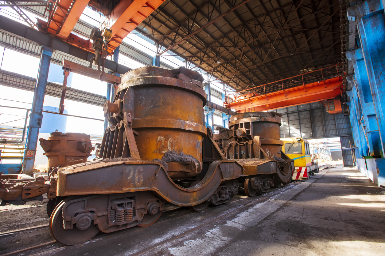 The old factory and equipment