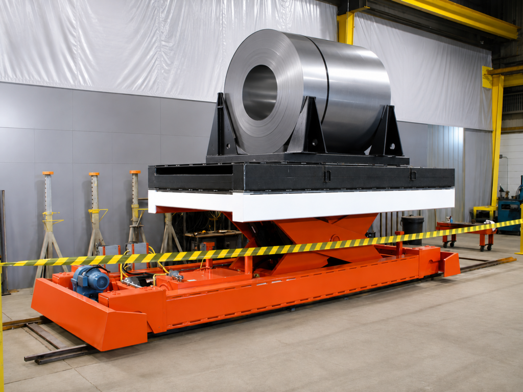 Transfer cart with Steel coil