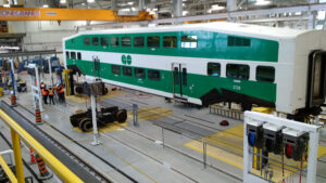 Rail body support and car hoist